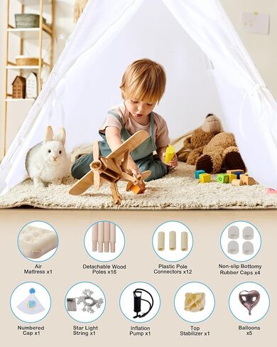 6 Pack Tent, Slumber Party Tents for Indoor Outdoor in Kuwait