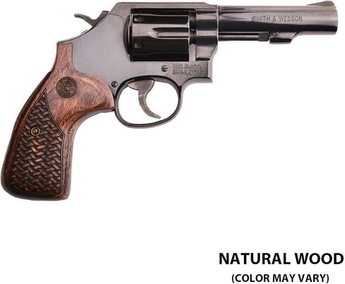 Altamont Real Wood Conversion Grips for S&W K & L Round Butt Revolvers – Altai Style – Round to Square Butt – Made in USA in Saudi Arabia