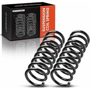 A-Premium 2Pcs Front Suspension Coil Spring Set Compatible with Lincoln Town Car 1981-1990, Mark VI 1980-1983 & Ford Crown Victoria 1992-2002 & Mercury Grand Marquis, Driver and Passenger Side