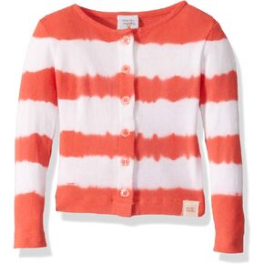Munki Munki Baby Girls' Cardigan Dyed Stripe