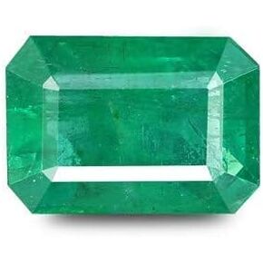 DINJEWEL14.00 Ratti Natural Certified (Colombian Panna) Emerald Octagon Shape Loose Gemstone Lab Approved Stone Green
