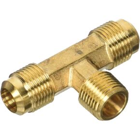 Anderson Metals 754045-1008 Flare X Mip Tee, 5/8" x 5/8" x 1/2"