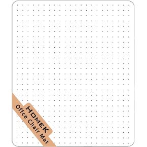 HOMEK Office Chair Mat for Carpet 36"x48", Flat Packed Desk Chair Mat for Carpeted Floors, No Dents Computer Chair Mat for Medium & Low Pile Carpet, Heavy Duty Easy Glide Office Mat for Rolling Chairs