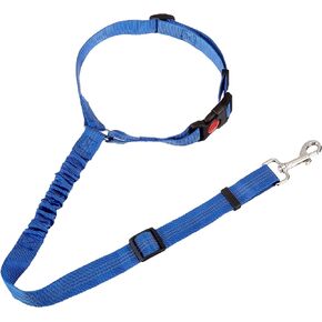 Dog Seat Belt, 2019 New Adjustable Dog Seat Belt Harness, Dog Vehicle Seat Belt, Car Headrest Restraint Pet Leash for Driving/Travel/Daily Use（Blue）