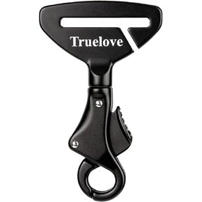 TRUE LOVE Vehicle Seat Belt Safety Buckle Lock, Fit Pet Harness Dog Car Travel Portable Lightweight