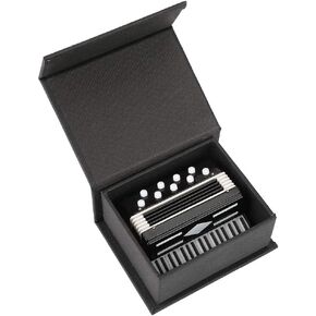 Hztyyier Miniature Accordion Model Mini Musical Instrument Miniature Decoration with Storage Case for Home Coffee Ornament Ornaments