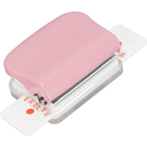 Mini Manual Binding Machines Multipurpose 6 Holes Cinch Book Binding Machine Punching 5 Sheets for A4 30 Holes B5 26 Holes A5 20 Holes for Home Office (Blue)