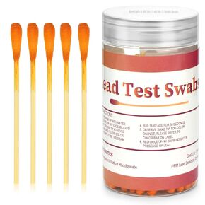 VANLAN Lead Test Kit Swabs Lead Paint Test Kit for All Painted Surfaces, Dishes, Metal, Toys, Wood, Test Results in 30 Seconds (60pcs)