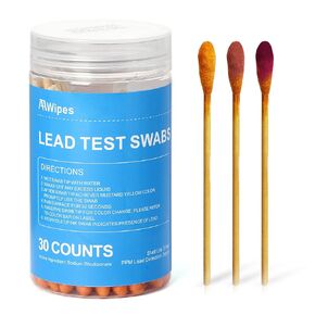 AAwipes Lead Test Swabs Kit for Dishes Paint Surfaces Lead Tester at Home Only Water Needed Quick Result in 30S Law (LS60B)
