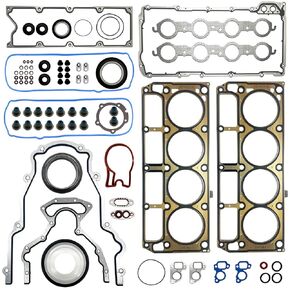 YIFUOK Full Cylinder Head Gasket Set with Head Bolts ES72173 Compatible with Compatible with Chevy Silverado Tahoe GMC Yukon Envoy Buick Cadillac 4.8L 5.3L 2002-2011 Engines,HS9292PT-1