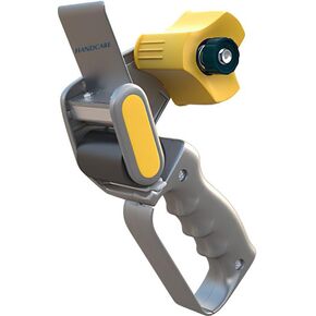 Excell RT-8296 Carton Sealing Tape Dispenser with Retractable Blade, Silver Color; for Tape up to 2 Inches Wide and 3 Inches Core; Lightweight Aluminum Construction; Handheld Operation in Saudi Arabia
