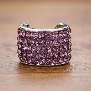Charmed Crystal Stethoscope Charm - Violet