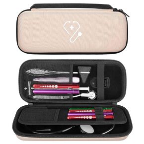 Yinke Stethoscope Case for 3M Littmann Classic III/Lightweight II S.E./ MDF Acoustica Stethoscope & Cardiology IV Stethoscope, Gift for Nurse, Carrying Storage Bag with Partition (Black)