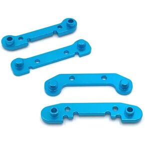 Alluminum Swing Arm Reinforcement Parts Front Rear for WLtoys 144001/144010/124016/124017/124018/124019 Replace, 1/14 Spare Accessory (Blue)