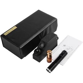 Leftwei Gem Refractometer, Professional Gemstone ldentification Gem Refractometer Refractive Index Meter Jewelry Test Tool with 3 ML Reflective Index Fluid for Gemologists, Jeweler