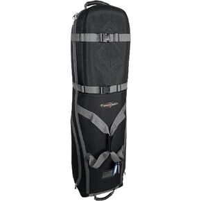 CaddyDaddy Defender Golf Soft-Sided Travel Bag Cover with EVA Dense Foam Padded Top, Wheels & Lockable Oversized Zippers for Transporting Clubs on Airlines, 1 Year Travel Case Replacement Coverage