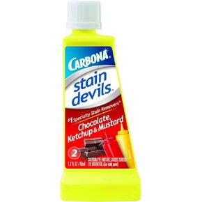 Carbona Ketchup, Mustard & Chocolate Laundry Stain Remover, No. 2, Safe On Skin, 1.7 Fluid Ounces (Pack of 6)