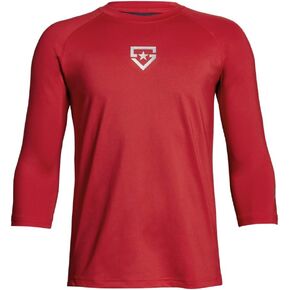 Under Armour Boys' Heater 3/4 Sleeve T-Shirt