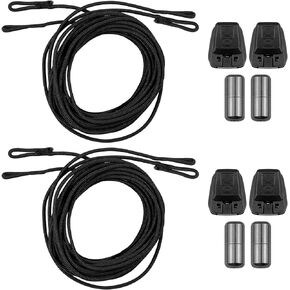 Endoto 2 Pairs Shoelace Kit for Salomon, No Tie Round Shoe laces Strings for Salomon Speedcross Ski Shoes