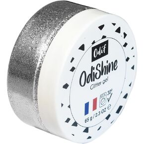 505 Odif OdiShine | Glitter Gel 65g | for Use On All Textile Fabrics, Paper, Wood, Cardboard and Canvas | BPA Free, Acid Free | Recyclable Packaging (Sand) | Washable