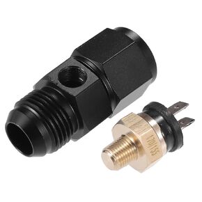 uxcell 1 Set Auto Engine Temperature Cooling Fan Switch Fitting Adapter 6AN 170'F On-155'F Off