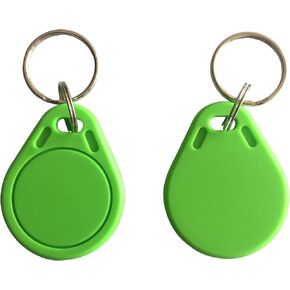 YARONGTECH® 13.56Mhz RFID Badges | Programmable MCT Android | CUID Chip (Set of 5) (Green)