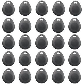 Visionis FPC-5275 Contactless RFID Proximity Smart Entry Key Fob 125kHz TK4100 26 Bit Tag for Keypad Reader Entry Access Control Pack of 25