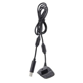 Play and Charge Cable For Xbox 360 Wireless Controller Black