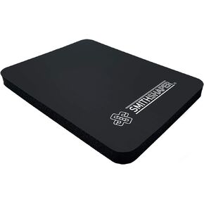 SmithShaper® SUPER PAD Thick Exercise Knee Mat (25.4mm) Cushions Knees and Elbows During Ab Rollouts (ab rolls), Knee Pushups and Planks Workouts/Yoga | Durable, Soft Nitrile Rubber | Resists Odors
