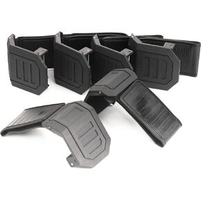 Chikia 6PCS Front Windshield Mount Clamps Straps Kit Compatible For Hisun UTV 400 500 700 800 strike550 Massimo msu 500 700 Axis 500 700 Coleman 500 700 Cub Cadet 500 700 Bennche 500 700