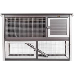New Age Pet ECOFLEX® Columbia قفص أرنب سهل التنظيف باللون الرمادي in Kuwait