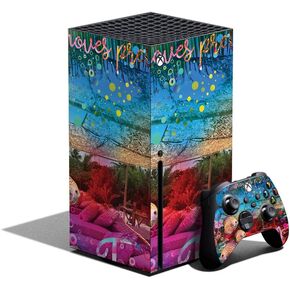 MightySkins Skin Compatible with Xbox Series X Bundle - Tropical Resort | Protective, Durable, and Unique Vinyl Decal wrap Cover | Easy to Apply and Change Styles | Made in The USA