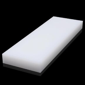 UHMWPE Ultra High Molecular Weight Polyethylene Tapping Block for Engineering, Flooring, DIY, Nylon Blocks Plastic Rectangular Solid Bar for Machining Home Improvement (1, 2.3" x 2.3" x 10")