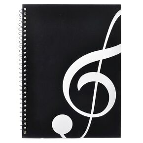CoguZed 100 Pages Blank Sheet Music Notebook - 26x19cm Staff Paper for Musicians, Music Notebook for Composition and Notation