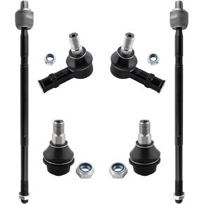 YMAUGP Front Inner & Outer Tie Rod Ends Lower Ball Joints for Dodge Sprinter 2500 3500 2003-2006 for Freightliner Sprinter 2500 3500 2002 2003 2004 2005 2006 ES3689 EV460 K7455