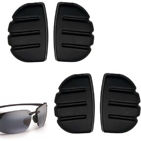 OHNAKON 2Pair Anti Slip Nose Pads Replacement for Maui Jim Sunglasses Nose pads and Martini Sport Sunglasses Nose Pads,Silicone Push on Nose Pads Eyeglasses Accessories