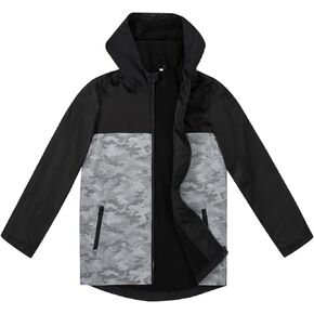 SNOW DREAMS Boys Spring Fall Winter Jacket Boys' Outerwear Jackets & Coats Hooded Waterproof