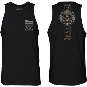 Grunt Style I Survive Men's Tank Top
