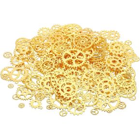 PATIKIL Gears Charm Metal Wheel Gears Charm Pendant for Necklace Earring Bracelet Jewelry Making and DIY Crafts