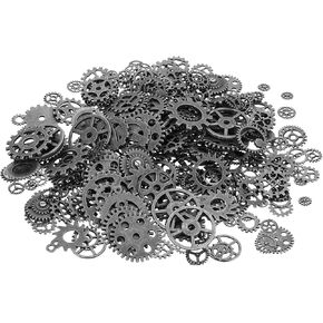 قلادة سحرية من PATIKIL Gears ذات عجلة معدنية ساحرة لقلادة وأقراط وسوار وصناعة المجوهرات والحرف اليدوية اليدوية in Kuwait