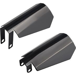 WATERWICH Handguards Coffin Cut Hand Guards Compatible with Harley Dyna Sportster Touring Street Glide Road King Electra Glide 2007-2023 Coffin Cut for with Cable Clutch(Large)