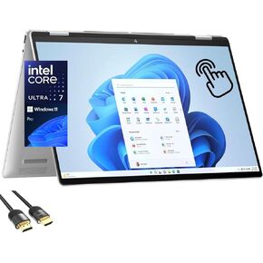 HP Envy 2-in-1 Laptop, 16" WUXGA IPS Wide Ultra Touchscreen Display, Intel Core Ultra 7 155U (Up to 4.8GHz), 16GB DDR5, 1TB PCIe SSD, Backlit KB, TB 4, WiFi 6E, Webcam, PDG HDMI Cable, Win 11 Pro