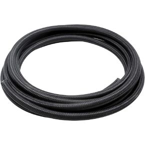 20FT 8AN Fuel Line Hose AN8 1/2" Universal Nylon Stainless Steel Braided CPE Tube Oil Gas Hoses（Black）