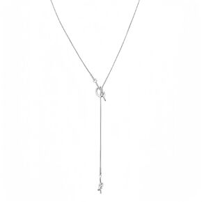 Lariat Necklaces for Women, Minimalist Knotted Rope Design Chain Necklaces Dainty Long Y Necklaces Pendant Necklaces Best Gift Idea For Women Girls (Gold)