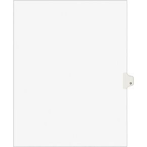 Avery Legal Dividers, Premium Individual Tab Titles, Letter Size, Side Tabs, O, Pack of 25 (01415)