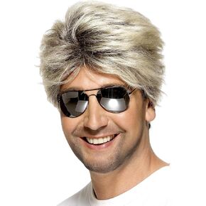 Smiffy's Men's 80's Street Wig Short and Straight