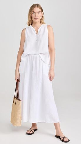 حقيبة يد نسائية مصنوعة من القش والجلد من Madewell in Saudi Arabia