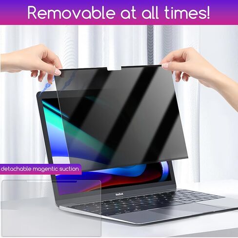 KEANBOLL 14.5" Laptop Privacy Screen Filter for Hp/Dell/Acer/Samsung/Asus/Thinkpad,14.5 Inch 16:10 Aspect, Anti Blue Light Anti Glare Laptop Screen Protector (12 5/16 x 7 11/16 Inch) in Saudi Arabia