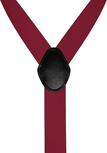 JEMYGINS 1.4“ Wide Suspender with 4 Strong Clips Adjustable Braces in Saudi Arabia