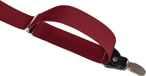 JEMYGINS 1.4“ Wide Suspender with 4 Strong Clips Adjustable Braces in Saudi Arabia